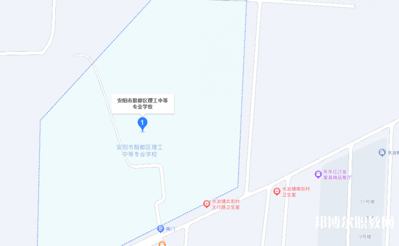 安陽市殷都區(qū)理工中等專業(yè)學(xué)校地址，乘車路線