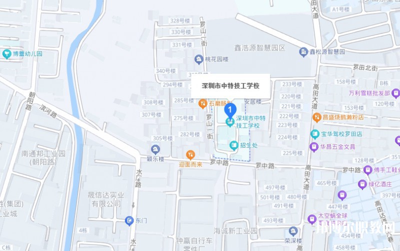 深圳市中特技工學(xué)校地址，乘車(chē)路線